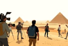 بيدرو ألونسو يستغل وجوده في مصر لتصوير الأمير ويزور الأهرامات والأقصر