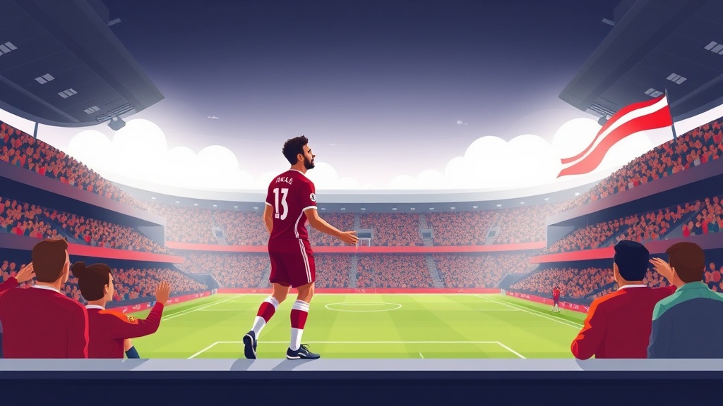 محمد صلاح يوجه رسالة للجماهير عقب عودة بعثة المنتخب إلى الوطن ويؤكّد عزمه إعادة الفريق للمكانة الدولية