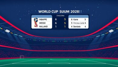 جدول هدافي مونديال 2026: مبابي وميسي يتصدران برصيد 6 أهداف وكين في المركز الثالث بخمس أهداف