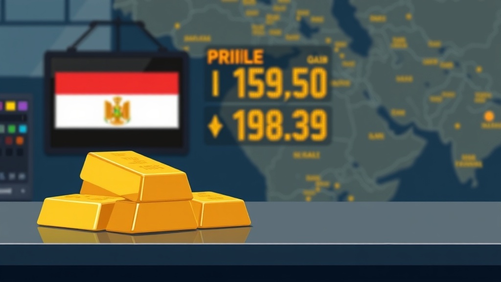 سعر الذهب في مصر يتراجع 50 جنيهاً للعيار 21 وسط اضطرابات الشرق الأوسط وتذبذبات عالمية