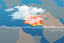 الطقس اليوم الإثنين: انخفاض مؤقت في الحرارة مع شبورة وأجواء شديدة في الجنوب وفرص أمطار خفيفة