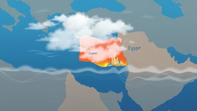 الطقس اليوم الإثنين: انخفاض مؤقت في الحرارة مع شبورة وأجواء شديدة في الجنوب وفرص أمطار خفيفة