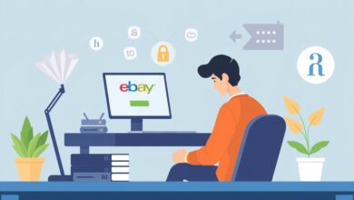 تشرح هذه الإرشادات خطوات الدخول إلى eBay من جهاز كمبيوتر أو هاتف، وتعرض خيارات دخول بديلة، وخطوات حماية مثل إعادة تعيين كلمة المرور وتفعيل