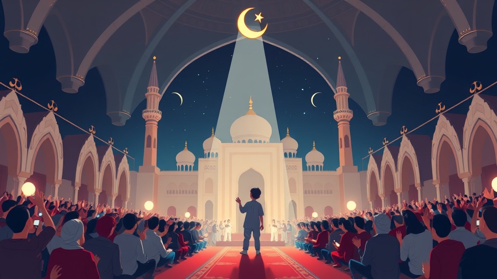 أصغر المنشدين يخطف الأنظار في الليلة الختامية لمولد السلطان الفرغل بأسيوط