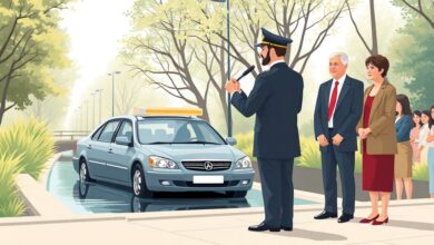 محافظ الغربية يكرّم بطلي إنقاذ أسرة من داخل سيارة سقطت في الترعة