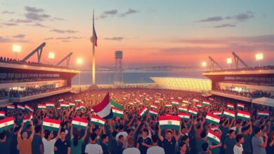 العلمين الجديدة تستقبل بعثة منتخب مصر بعد انتهاء كأس العالم 2026 وتعيش أجواء دعم جماهيري واسع