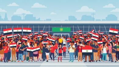 استقبال استثنائي لأبطال منتخب مصر في مطار العلمين وتفاصيل حضور الجماهير في مونديال 2026