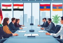 رئيس غرفة القاهرة يبحث مع سفير أرمينيا تعزيز التعاون الاقتصادي وتبادل الاستثمارات