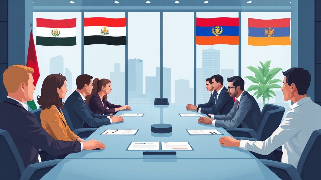 رئيس غرفة القاهرة يبحث مع سفير أرمينيا تعزيز التعاون الاقتصادي وتبادل الاستثمارات