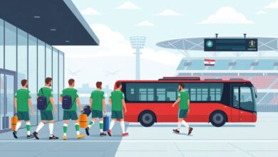 بعثة منتخب مصر تصل أتلانتا استعداداً لمواجهة الأرجنتين في دور الـ16 بكأس العالم