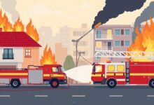 السيطرة على حريقين داخل منزل في كرداسة وشقة بفيصل دون وقوع إصابات