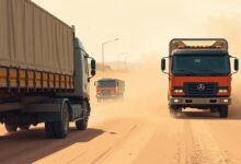 سائق شاحنة ينقذ سيارة نقل من الانقلاب علىطريق دمياط الغربية: الحقيقة والكشف عن وجود جزء مصنوع بالذكاء الاصطناعي