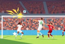 المنتخب الاسترالى يهدد الفراعنة بكرة فى العارضة بالدقيقة 5