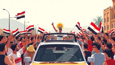 العلمين تتحول إلى ساحة احتفال باستقبال أبطال منتخب مصر وتكريمهم بحضور الرئيس
