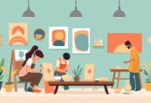 مشروع فنان في مجمع 15 مايو يواصل فعاليات الموسم الثالث بورش تفاعلية للرسم والكِسف والتشكيلات المجسمة