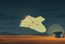 الحرس الثوري الإيراني يعلن استهداف قاعدة عسكرية أمريكية في الكويت