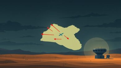 الحرس الثوري الإيراني يعلن استهداف قاعدة عسكرية أمريكية في الكويت