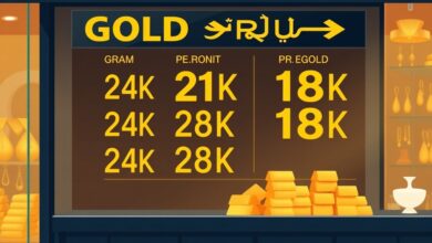 سعر الذهب في مصر اليوم الأربعاء 22 يوليو 2026: عيار 21 عند 5900 جنيه للجرام وارتفاعات محدودة لباقي العيارات