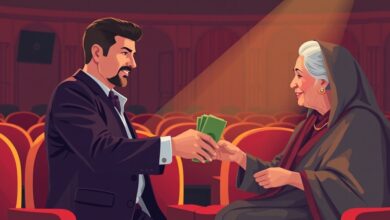 العوضي يستجيب لطلب سيدة مسنة ويرسل لها مبلغاً من المال خلال مشاهدة فيلم شمشون ودليلة