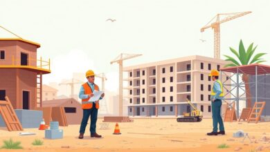 محافظ الوادي الجديد يتفقد مشروع فندق سياحي أول في مركز بلاط