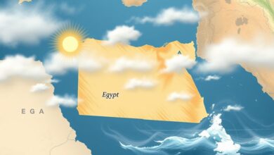 الأرصاد: انخفاض درجات الحرارة وتوقعات بطقس مائل للحرارة وشبورة ورِياح نشطة اليوم الأحد 26 يوليو 2026