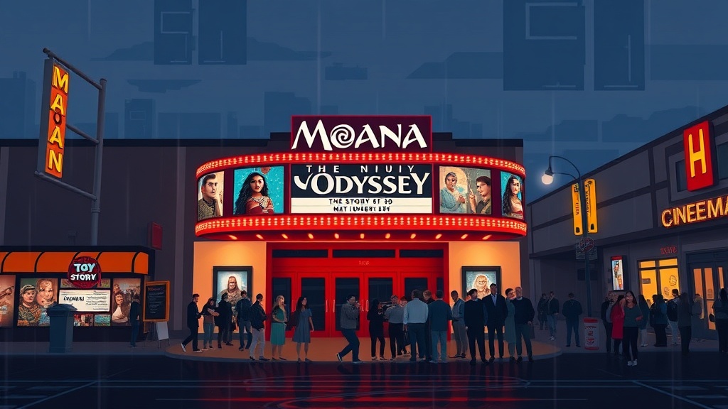 Moana يتصدر شباك التذاكر في بريطانيا وإيرلندا وتوقعات بانطلاق The Odyssey في 17 يوليو