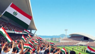 الجماهير تتوافد إلى العلمين الجديدة لاستقبال بعثة منتخب مصر بعد مونديال 2026