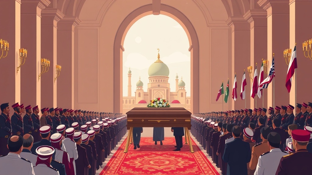 قطر تشيع أميرها السابق حمد بن خليفة آل ثاني بجنازة رسمية في الدوحة
