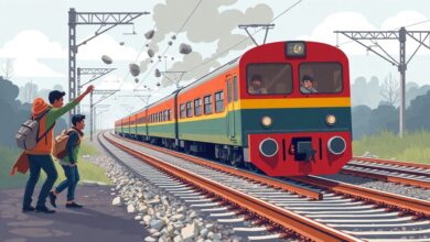 وزارة النقل تدين رشق قطار أسوان بالحجارة وتؤكد الملاحقة القضائية للمتورطين