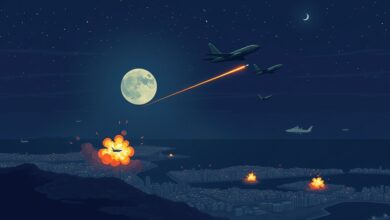 تصعيد عسكري في إيران ودول خليجية مع إغلاق مضيق هرمز وزرع الألغام وتبادل الهجمات بالصواريخ والمسيرات