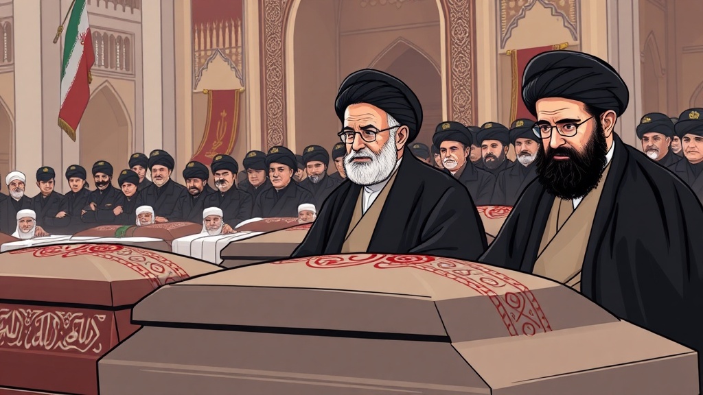 أبناء خامنئي الثلاثة يحضرون جنازة والدهم وتفاصيل عن أدوارهم وغياب مجتبى
