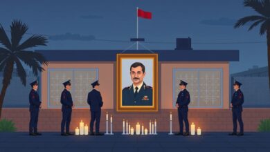وفاة العميد محمد عصام مدير مباحث دمياط إثر أزمة قلبية خلال أداء الواجب في رأس البر