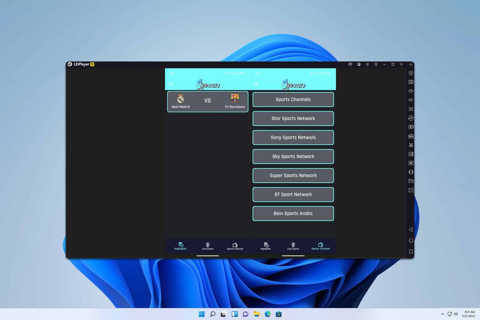 تشغيل Sportzfy على الكمبيوتر: تحميل وتثبيت التطبيق على Windows 11 و10 باستخدام محاكي أندرويد