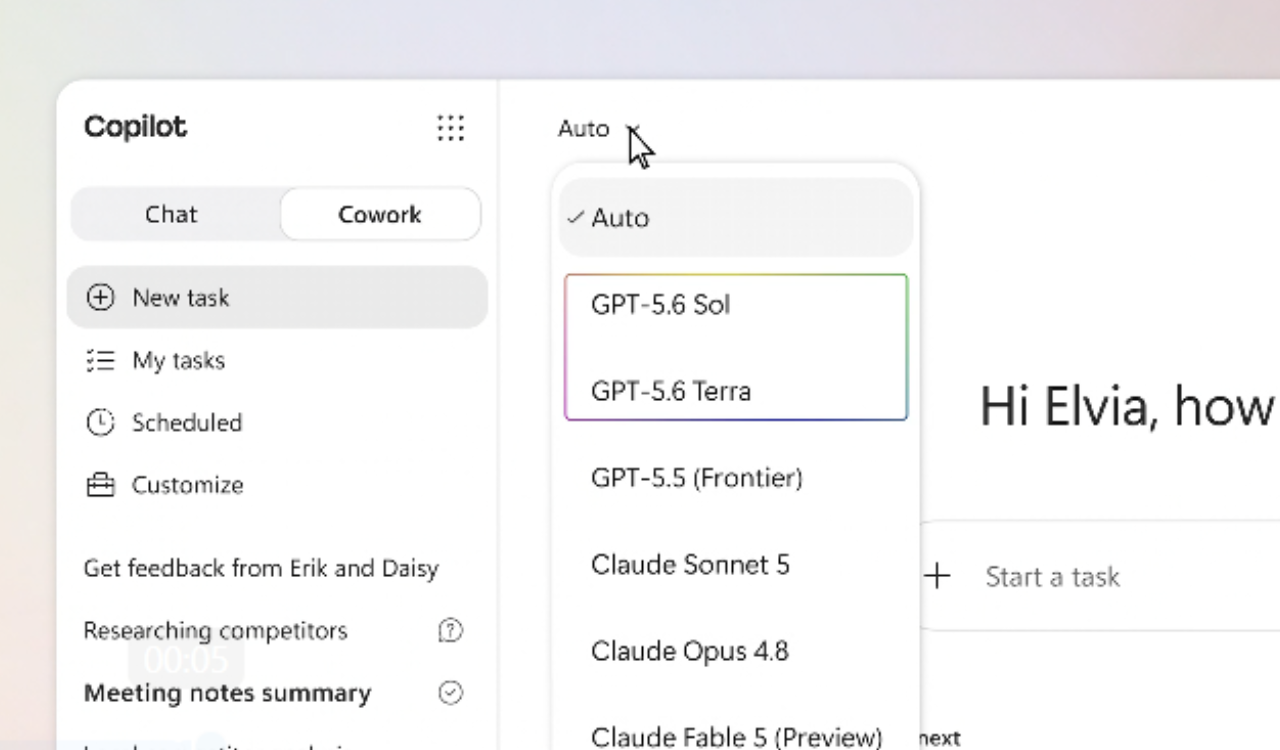 مايكروسوفت تضيف GPT-5.6 إلى Microsoft 365 Copilot وتخصصه للعمل المعرفي