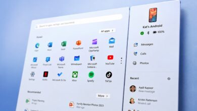 مايكروسوفت تختبر تكاملاً أعمق للهاتف ضمن Windows 11 وتطوير أدوات Phone Link لتظهر كجزء من النظام