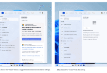 تعلن مايكروسوفت عن تحسينات في Windows Search ضمن Windows 11 لجعل البحث أسرع وأكثر وضوحاً وتقليل التشتيت، مع دعم نتائج محلية أعلى وتخفيف