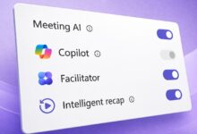 تيمز يضيف خيار Meeting AI للتحكم في Copilot وFacilitator وRecap أثناء الاجتماعات