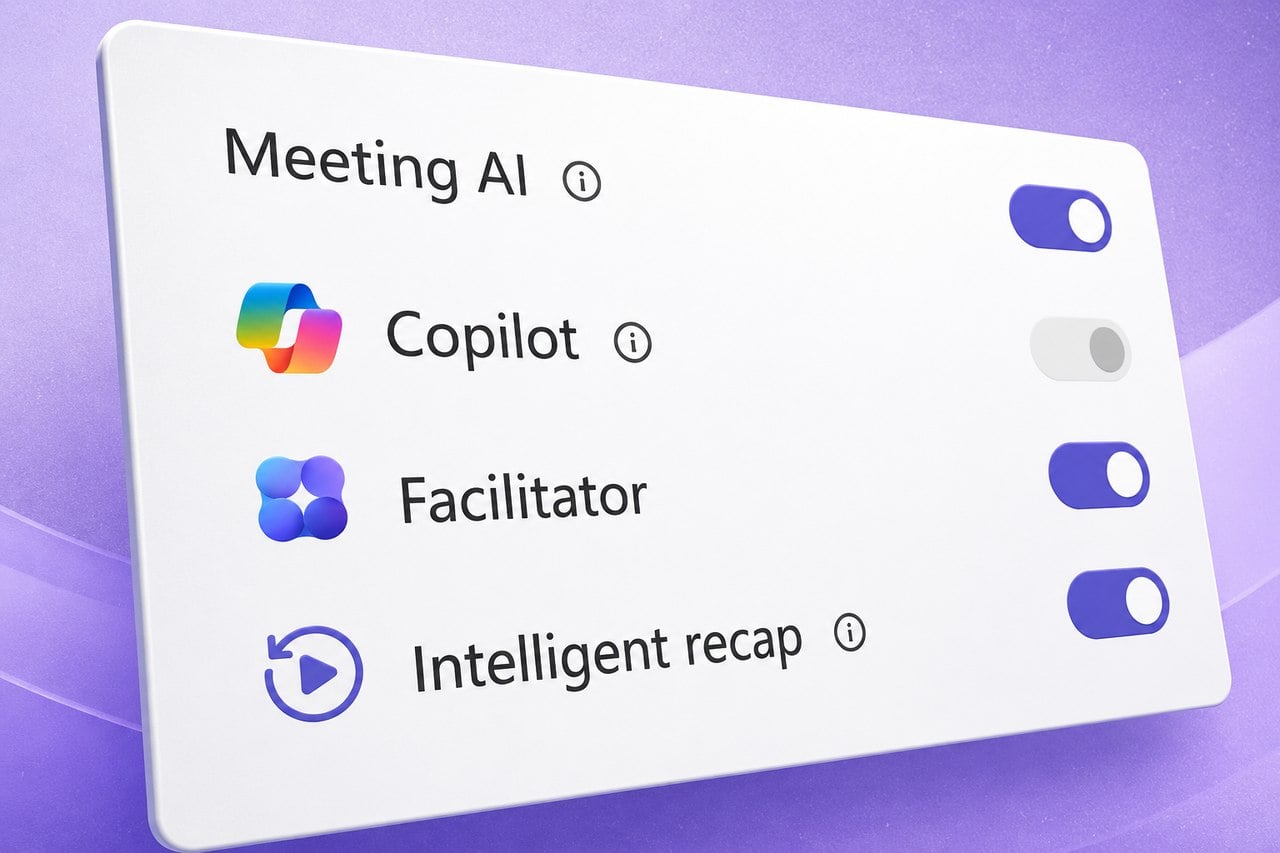 تيمز يضيف خيار Meeting AI للتحكم في Copilot وFacilitator وRecap أثناء الاجتماعات