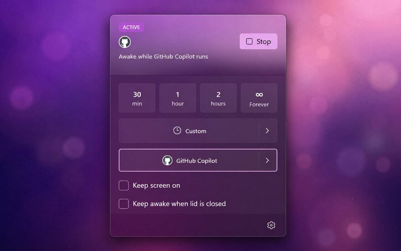 PowerToys Awake يتجه نحو واجهة منبثقة جديدة تسهل الوصول إلى الإعدادات والتحكم بشكل أسرع