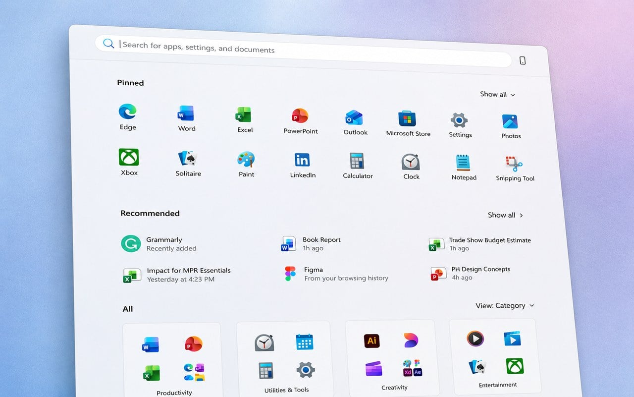 إصدار Windows 11 26H1 التجريبي يُحسّن قائمة ابدأ ومستكشف الملفات وتحديث النظام