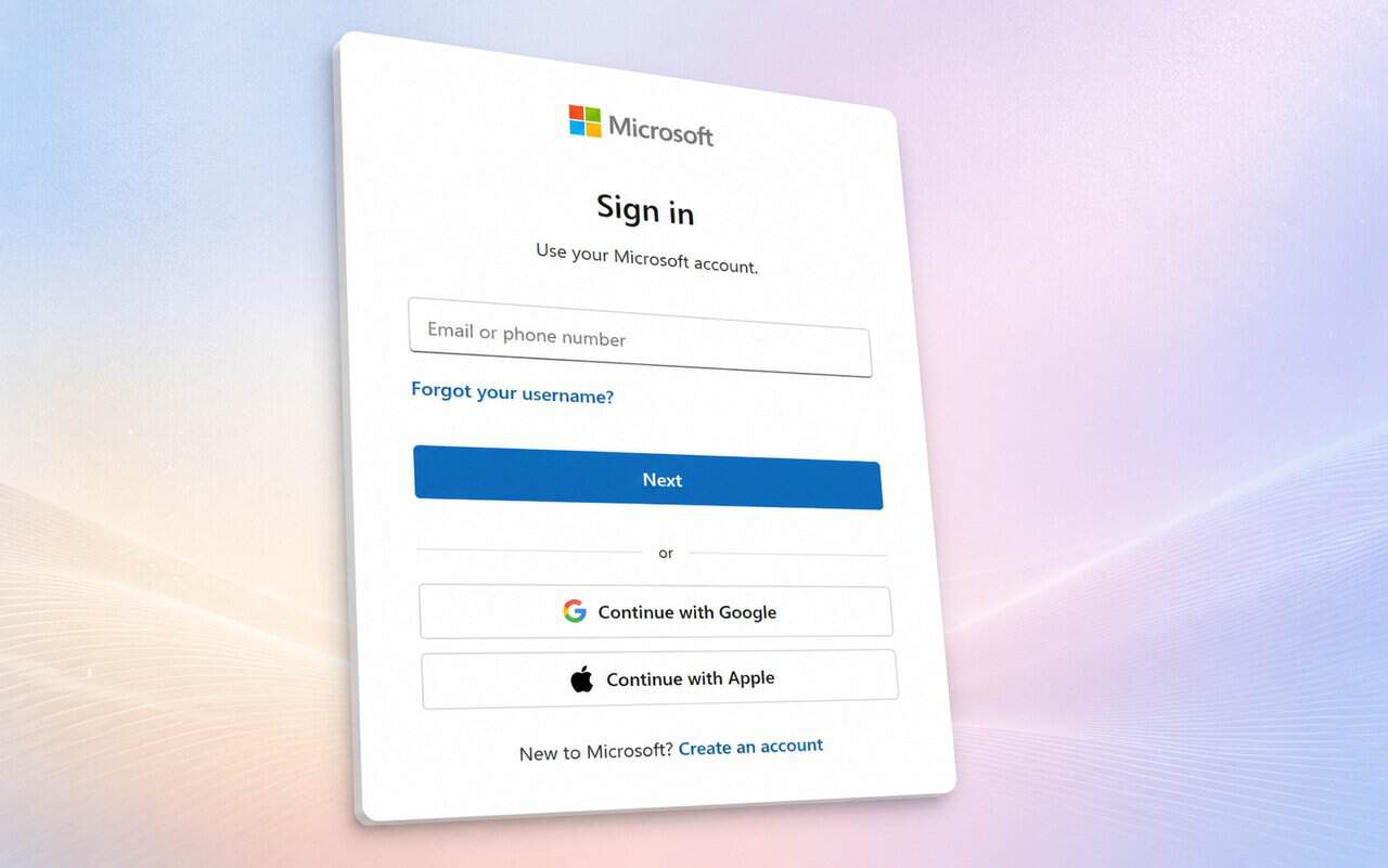 أصبح تسجيل الدخول إلى بينغ متاحاً عبر حسابات Google وApple، ما يمنح المستخدمينطريقة أسرع للوصول إلى الميزات المخصصة ومكافآت Microsoft