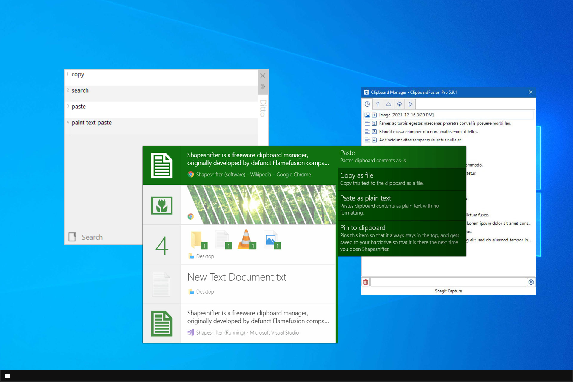 تعرّف على ست أدوات لإدارة الحافظة في Windows 11 وWindows 10، مع مزايا مثل حفظ التاريخ، التصفية، الاختصارات، والمزامنة عبر أجهزة متعددة