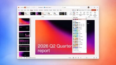 أعلنت شركة مايكروسوفت عن إضافات جديدة في PowerPoint، تتضمن 13 سمة إضافية و13 تخطيطاً ذكياً وتحديثاً في تجربة فتح الملفات، معطرح واسع عبر