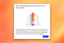مايكروسوفت تؤكد جدول إنهاء Microsoft Whiteboard وحذف المحتوى القديم