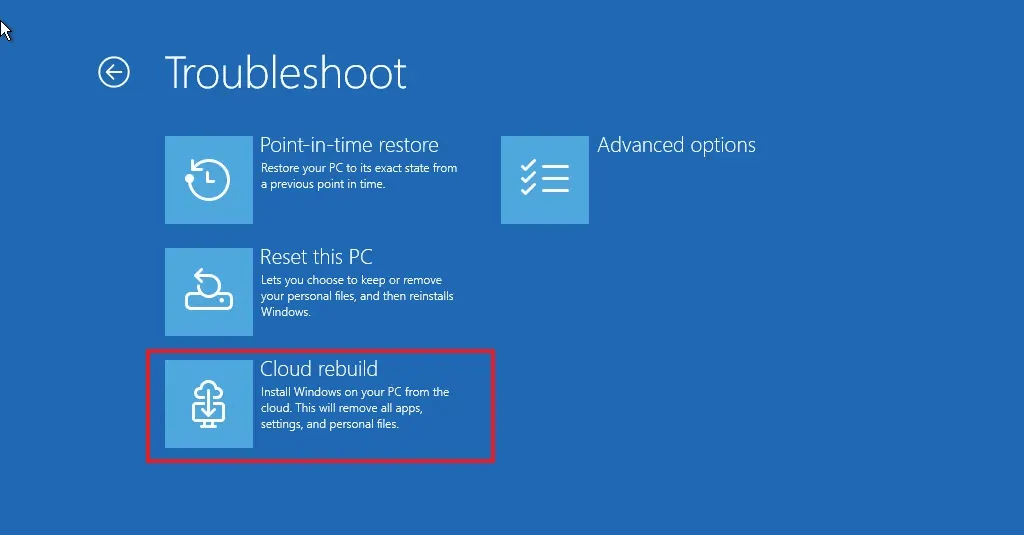 winre-troubleshoot-cloud-rebuild-option