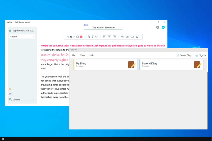 diary for pc