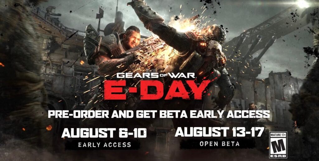 تأكيد تواريخ الوصول المبكر والبيتا المفتوحة لـ Gears of War: E-Day في أغسطس