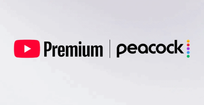 YouTube Premium Peacock