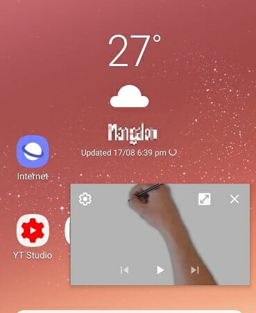 YouTube picture in picture not working