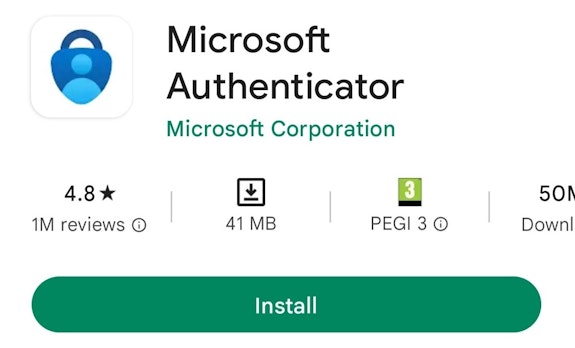 microsoft authenticator store